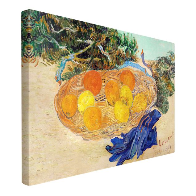 Wanddeko Schlafzimmer Van Gogh - Stillleben mit Orangen