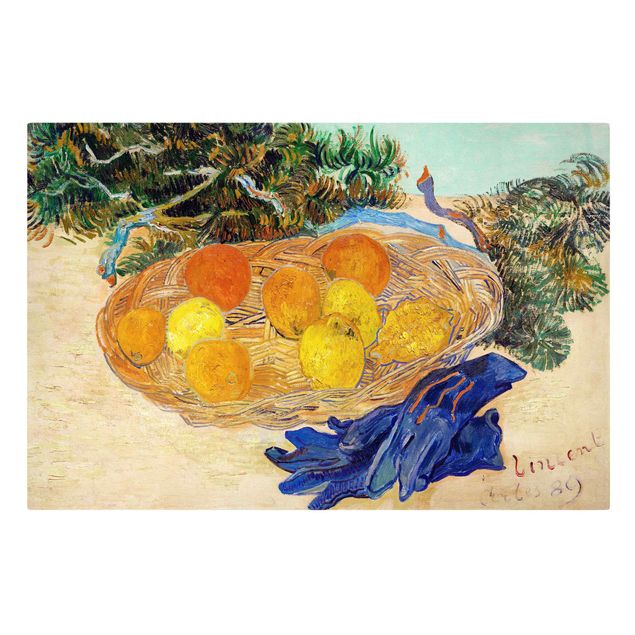 Wanddeko Büro Van Gogh - Stillleben mit Orangen