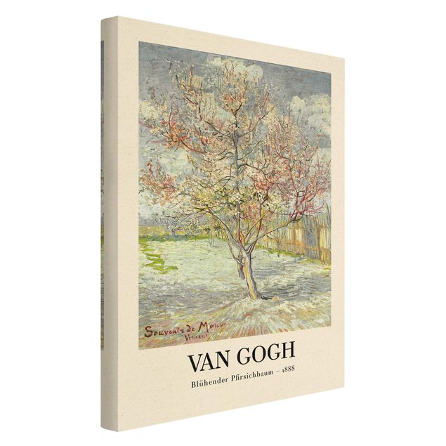 Kunststile Vincent van Gogh - Blühender Pfirsichbaum - Museumsedition
