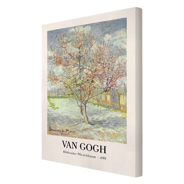 Kunststile Vincent van Gogh - Blühender Pfirsichbaum - Museumsedition
