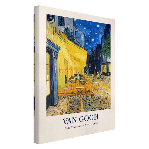 Pointillismus Bilder Vincent van Gogh - Café-Terrasse in Arles - Museumsedition