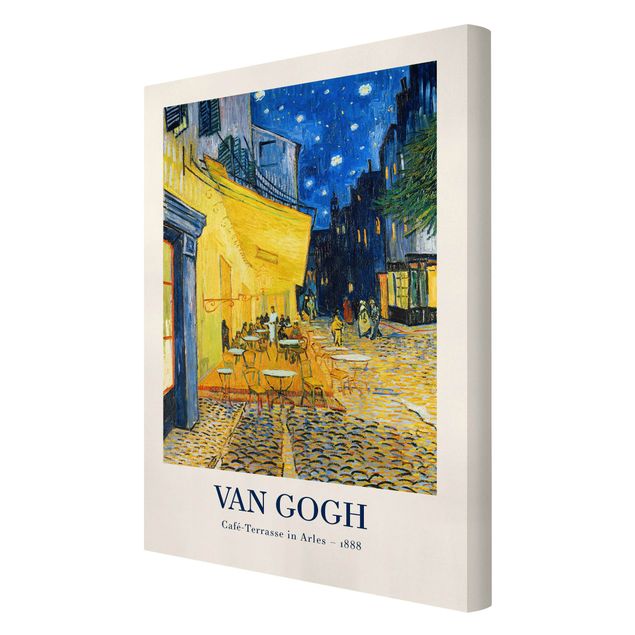 Wanddeko Büro Vincent van Gogh - Café-Terrasse in Arles - Museumsedition