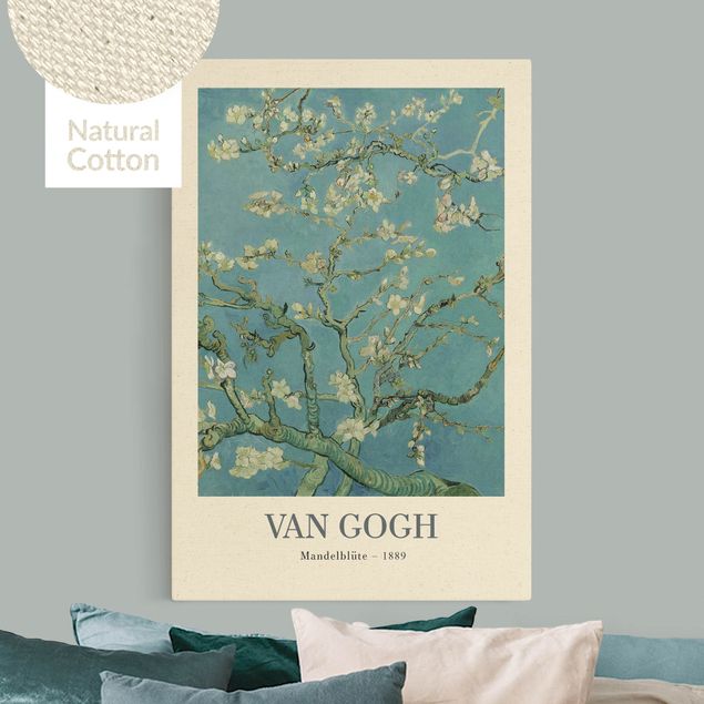Wanddeko blau Vincent van Gogh - Mandelblüte - Museumsedition