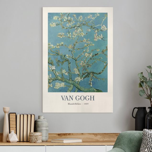 Wanddeko blau Vincent van Gogh - Mandelblüte - Museumsedition
