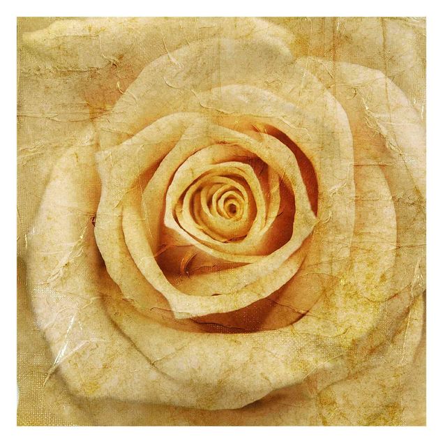 Wanddeko Esszimmer Vintage Rose
