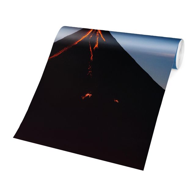 Wanddeko Esszimmer Vulkan