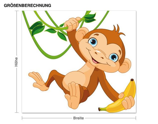 Deko Kinderzimmer Schaukelnder Affe