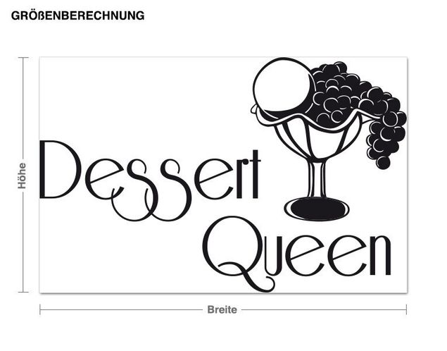 Küche Dekoration Dessert Queen
