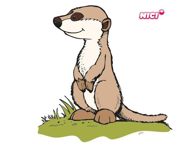 Deko Kinderzimmer NICI - Meerkat