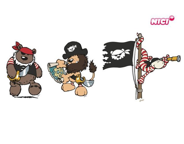 Kinderzimmer Deko NICI - Pirates