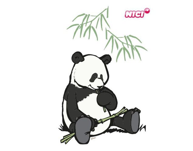 Babyzimmer Deko NICI - Wild Friends Panda Fu Bao