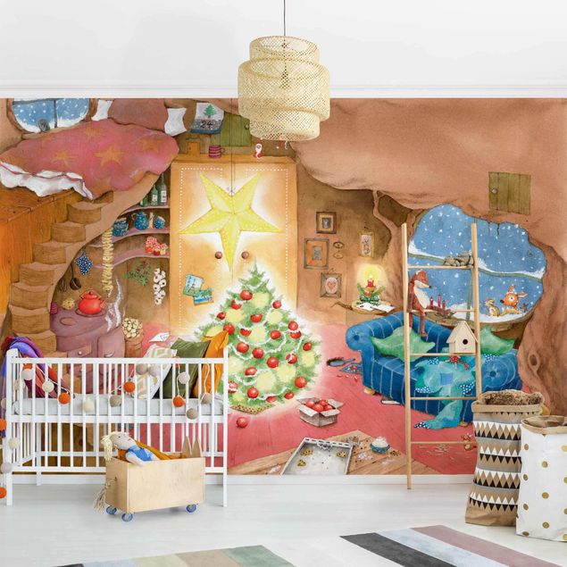 Kinderzimmer Deko Wassili Waschbär - Endlich ist Weihnachten