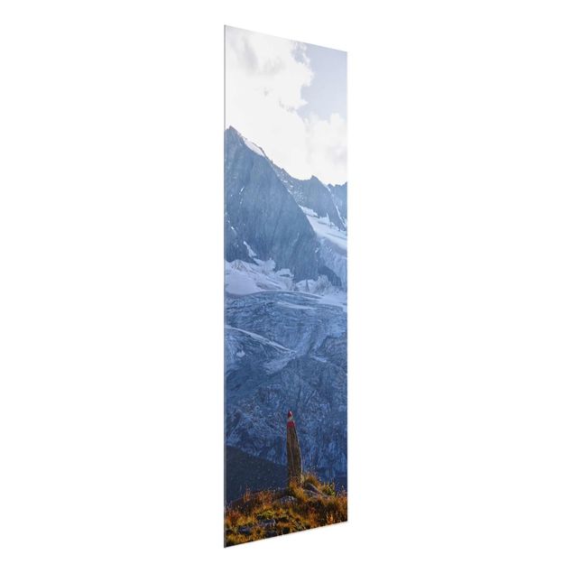 Wanddeko Esszimmer Wegmarkierung in den Alpen