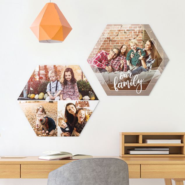 Babyzimmer Deko Mehrteiliges Hexagon Bild Forex selbst gestalten