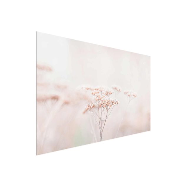 Wanddeko Esszimmer Zartrosane Wildblumen