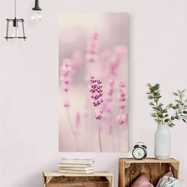 Wanddeko Wohnzimmer Zartvioletter Lavendel