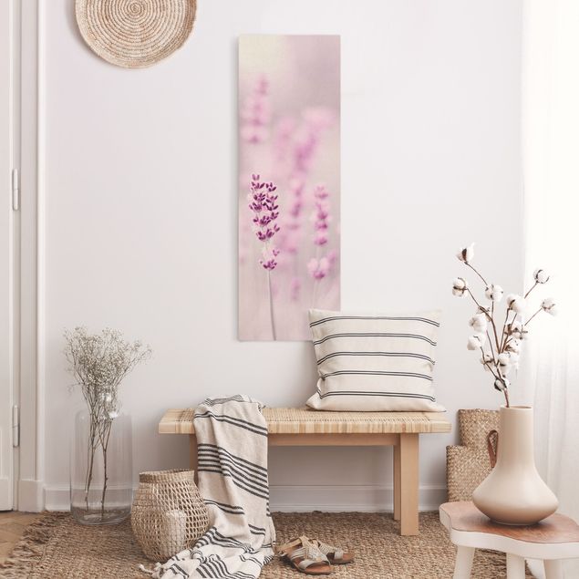 Wanddeko Schlafzimmer Zartvioletter Lavendel