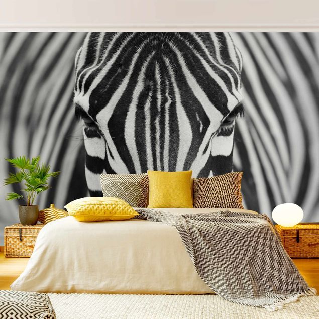 Wanddeko Flur Zebra Look