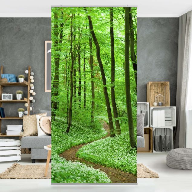 Wanddeko Schlafzimmer Romantischer Waldweg