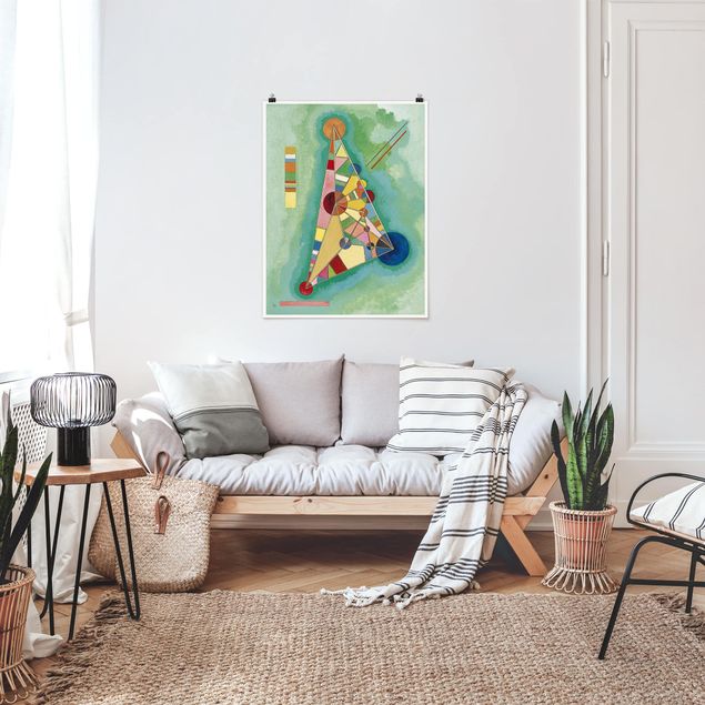 Wanddeko Schlafzimmer Wassily Kandinsky - Dreieck
