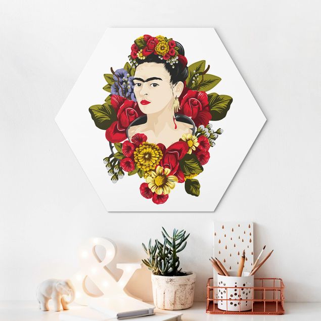Wohndeko Blume Frida Kahlo - Rosen