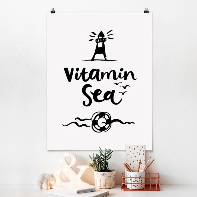 Wanddeko Schlafzimmer Vitamin Sea