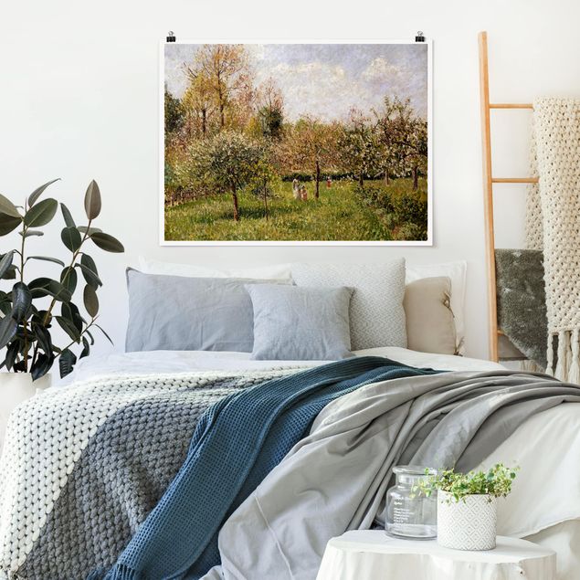 Wanddeko Schlafzimmer Camille Pissarro - Frühling in Eragny