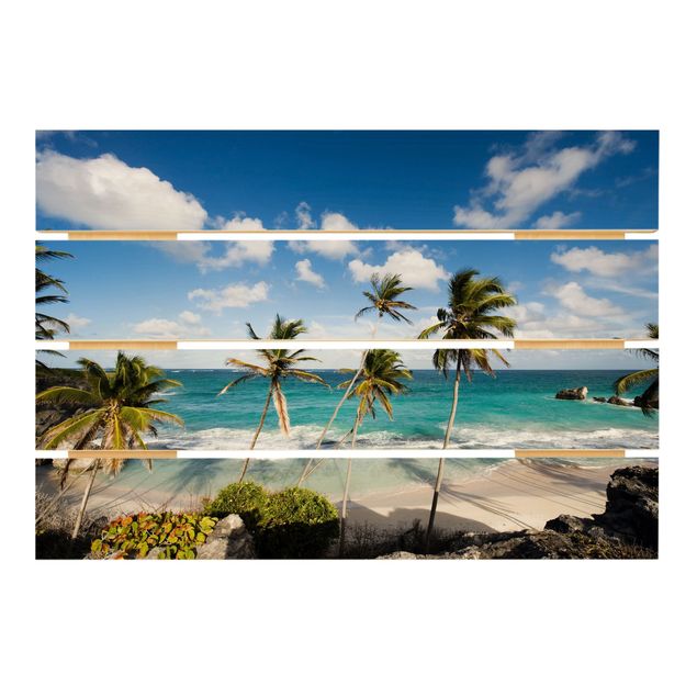 Wanddeko Esszimmer Beach of Barbados