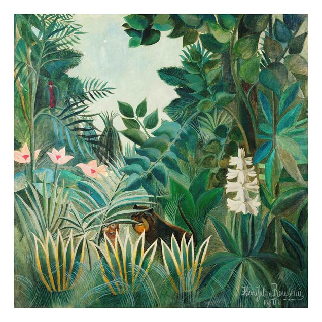 Wanddeko Flur Henri Rousseau - Dschungel am Äquator