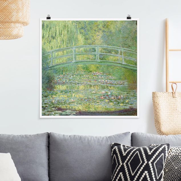 Impressionismus Bilder Claude Monet - Japanische Brücke