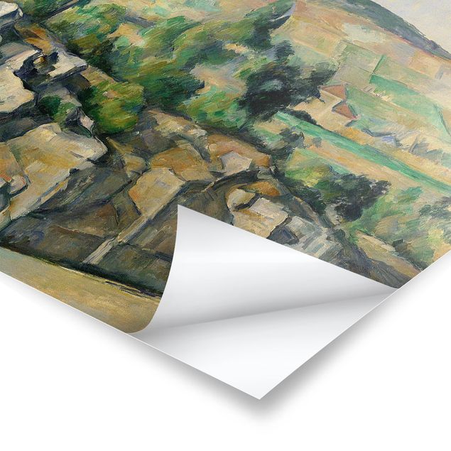 Wanddeko Büro Paul Cézanne - Hügelige Landschaft