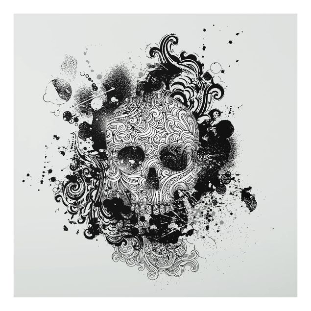 Deko Illustration Skull