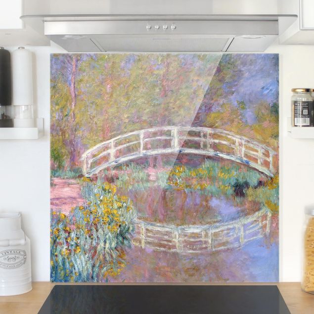 Küche Dekoration Claude Monet - Brücke Monets Garten