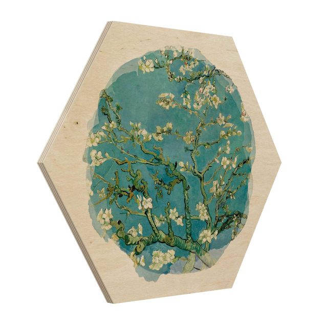 Pointillismus Bilder Wasserfarben - Vincent van Gogh - Mandelblüte