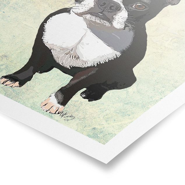 Wanddeko Büro Tierportrait - Terrierkönig