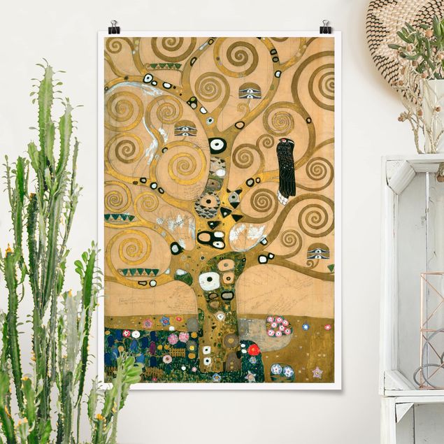 Bilder Art Deco Gustav Klimt - Der Lebensbaum