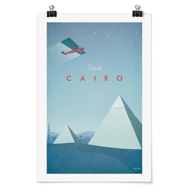 Wanddeko Flur Reiseposter - Cairo