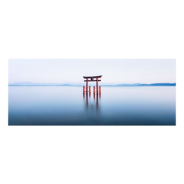 Wohndeko Japan Torii im Wasser