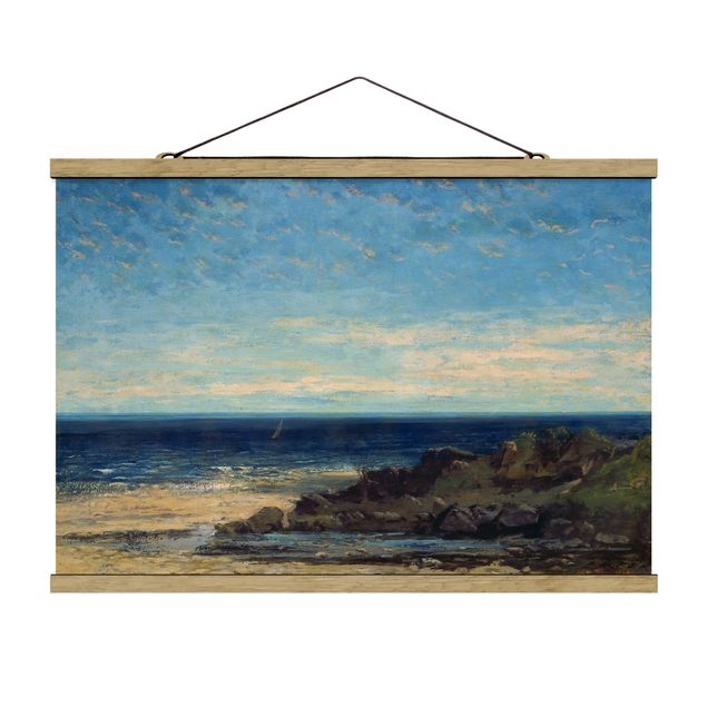 Wanddeko Flur Gustave Courbet - Blaues Meer