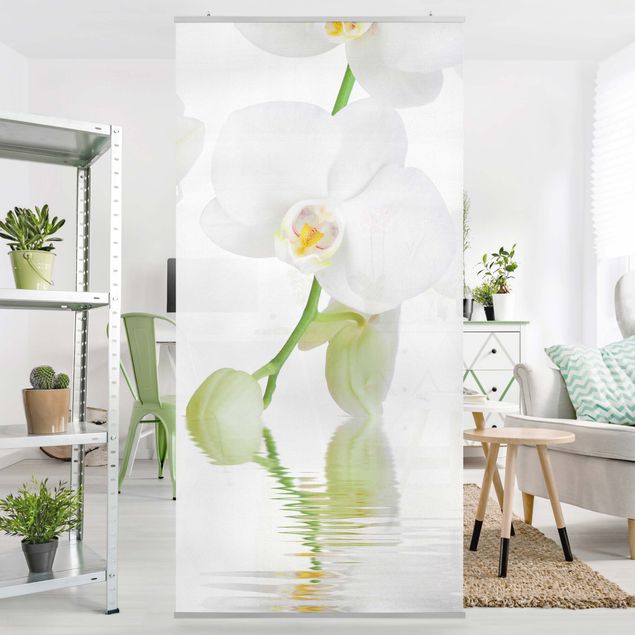 Wanddeko Blume Wellness Orchidee - Weiße Orchidee