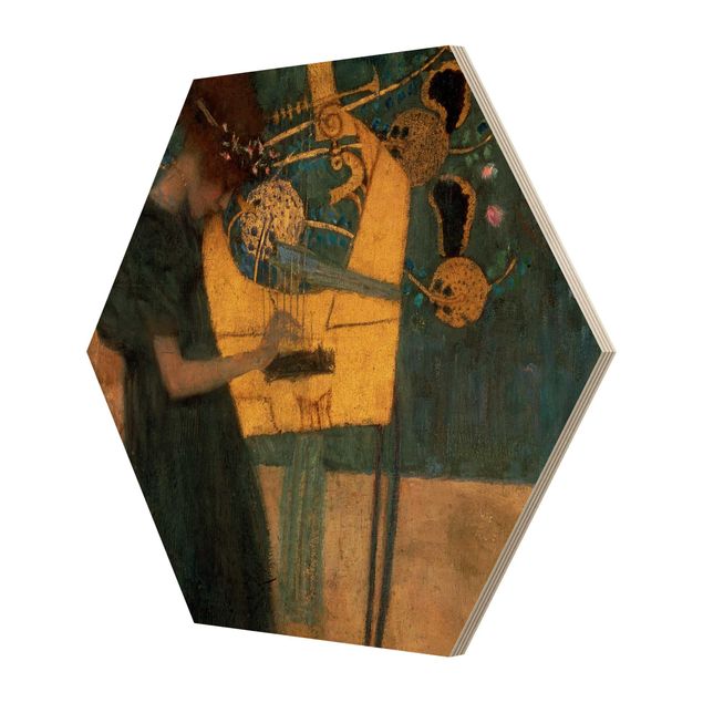 Wanddeko Büro Gustav Klimt - Die Musik