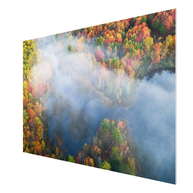 Wanddeko Schlafzimmer Luftbild - Herbst Symphonie
