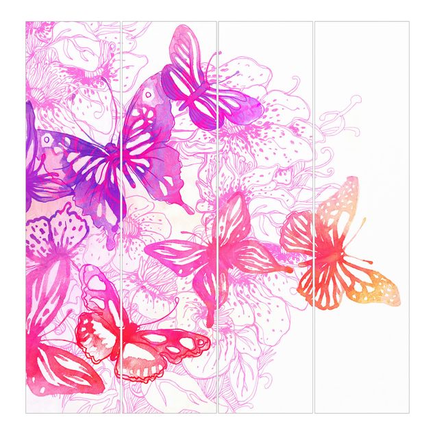 Wanddeko Esszimmer Schmetterlingstraum