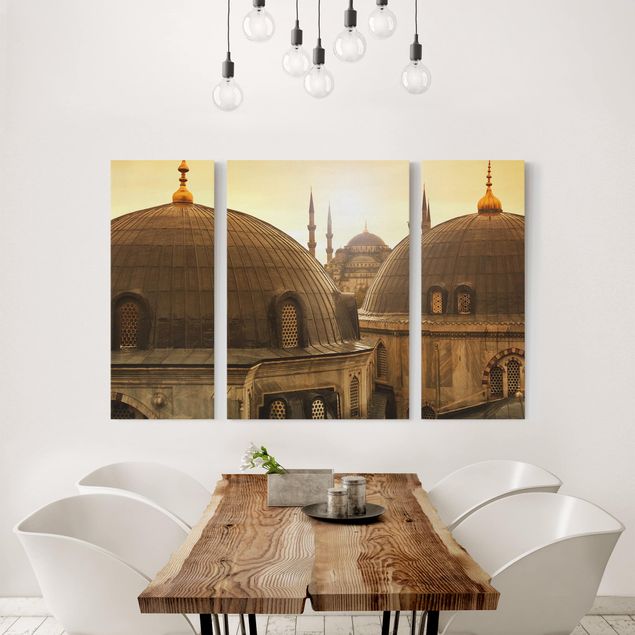 Wanddeko Schlafzimmer Über den Dächern von Istanbul