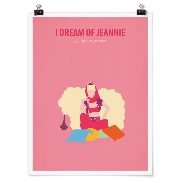 Wanddeko Büro Filmposter I dream of Jeannie