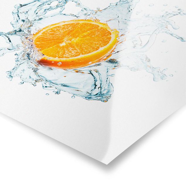 Wohndeko Digital Art Frische Orange