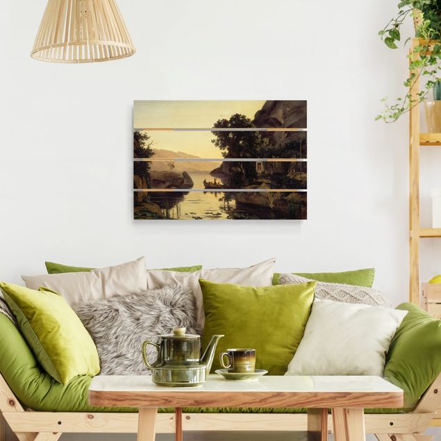 Wanddeko Flur Jean-Baptiste Camille Corot - Landschaft bei Riva