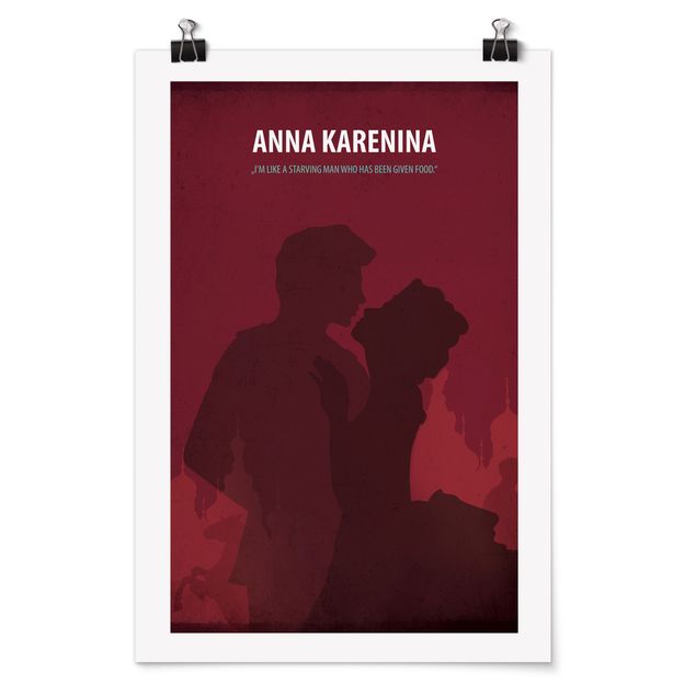 Wanddeko Büro Filmposter Anna Karenina