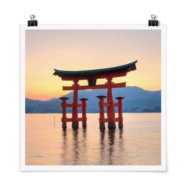 Deko Architektur Torii am Itsukushima