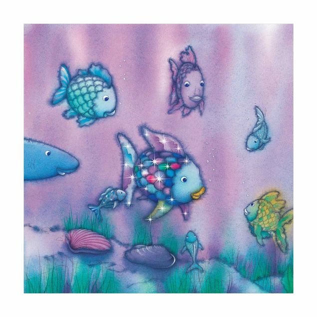 Wanddeko violett Der Regenbogenfisch - Unterwasserparadies